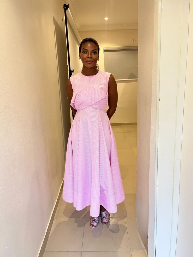 2200b368-caa5-4ac0-b1c0-f3288c00c61d The Victoria Flare Dress (Pink)