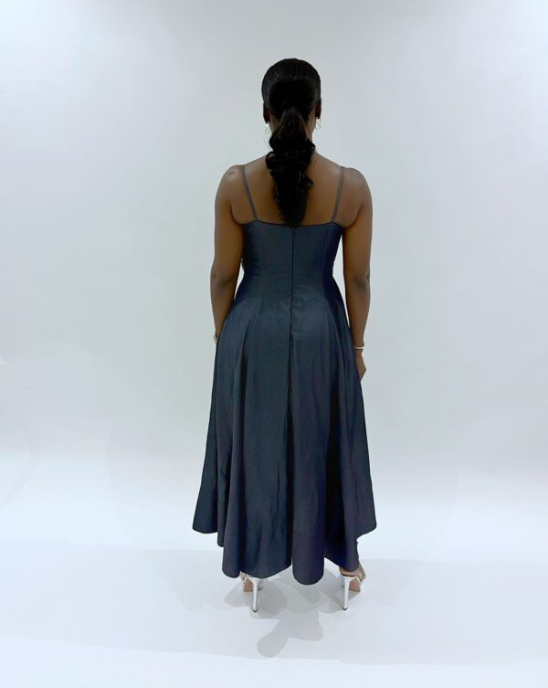 Victoria Flare Dress - Denim